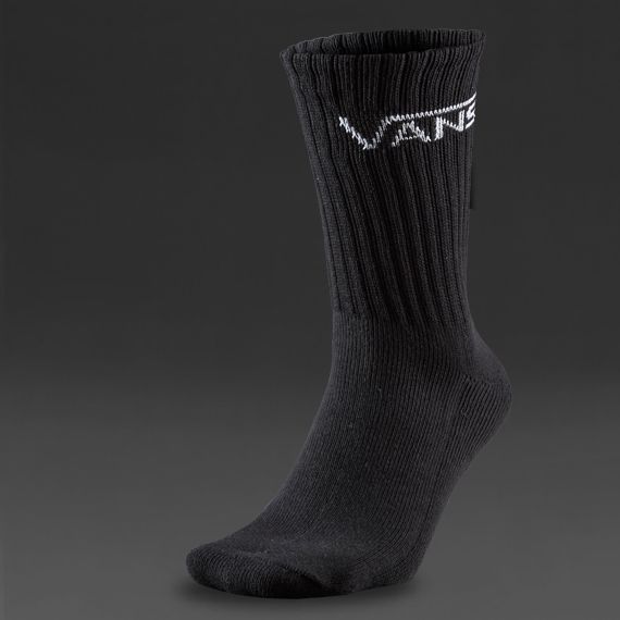Vans Classic Crew Socks (3PK) Black for Women
